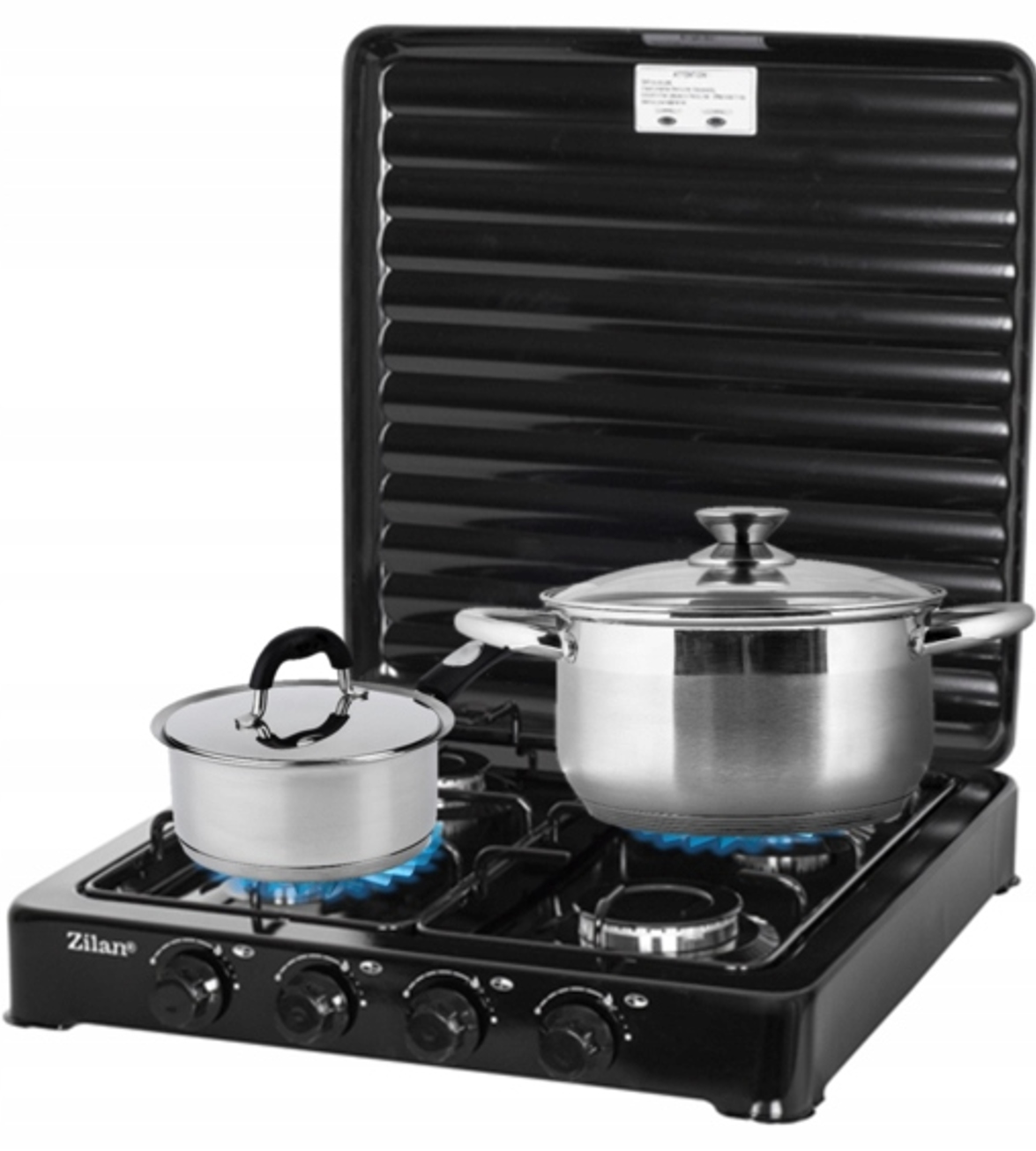 KUCHENKA GAZOWA 4 PALNIKI PRZENOŚNA + WĄŻ REDUKTOR Marka Zilan