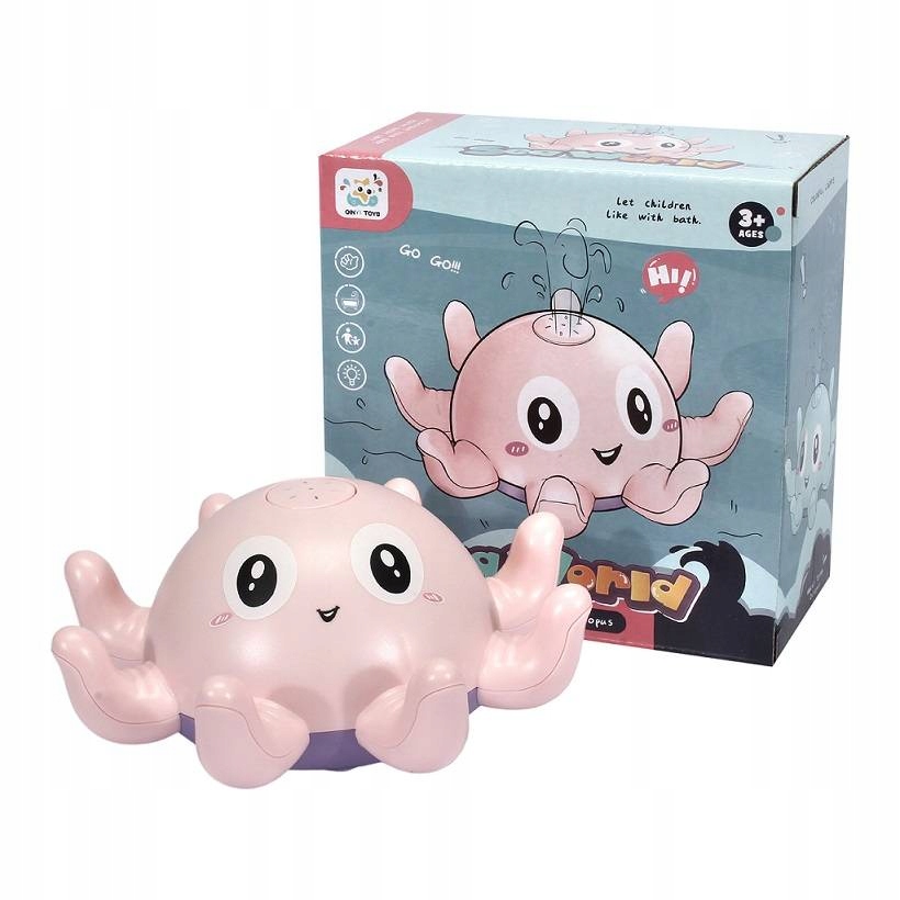 FONTANNA ZABAWKA DO KĄPIELI TRYSKAJĄCA OŚMIORNICA Kod producenta ID.-1003