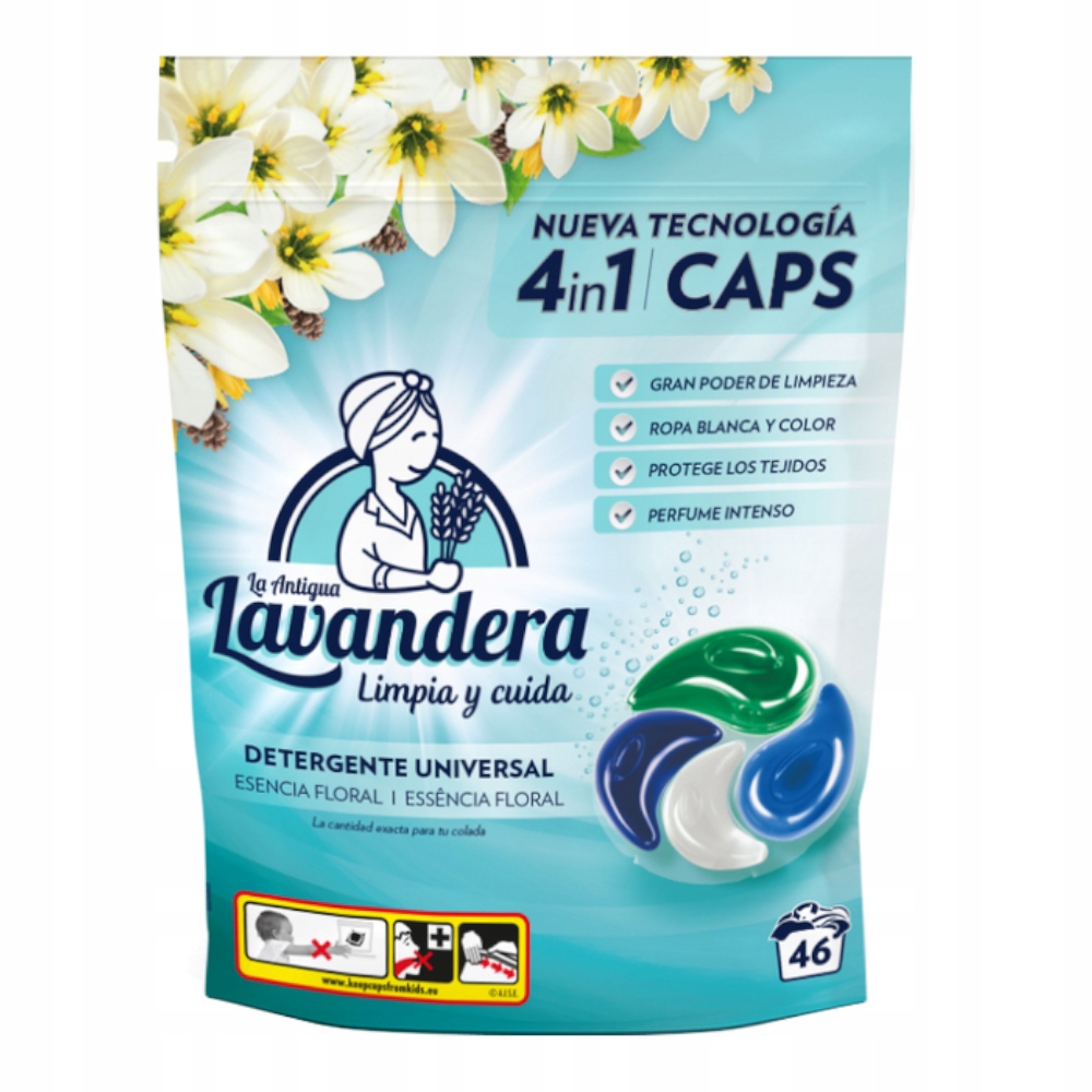 Levně Kapsle na praní Lavandera Flores Silvestres Polní květy 46x22 g