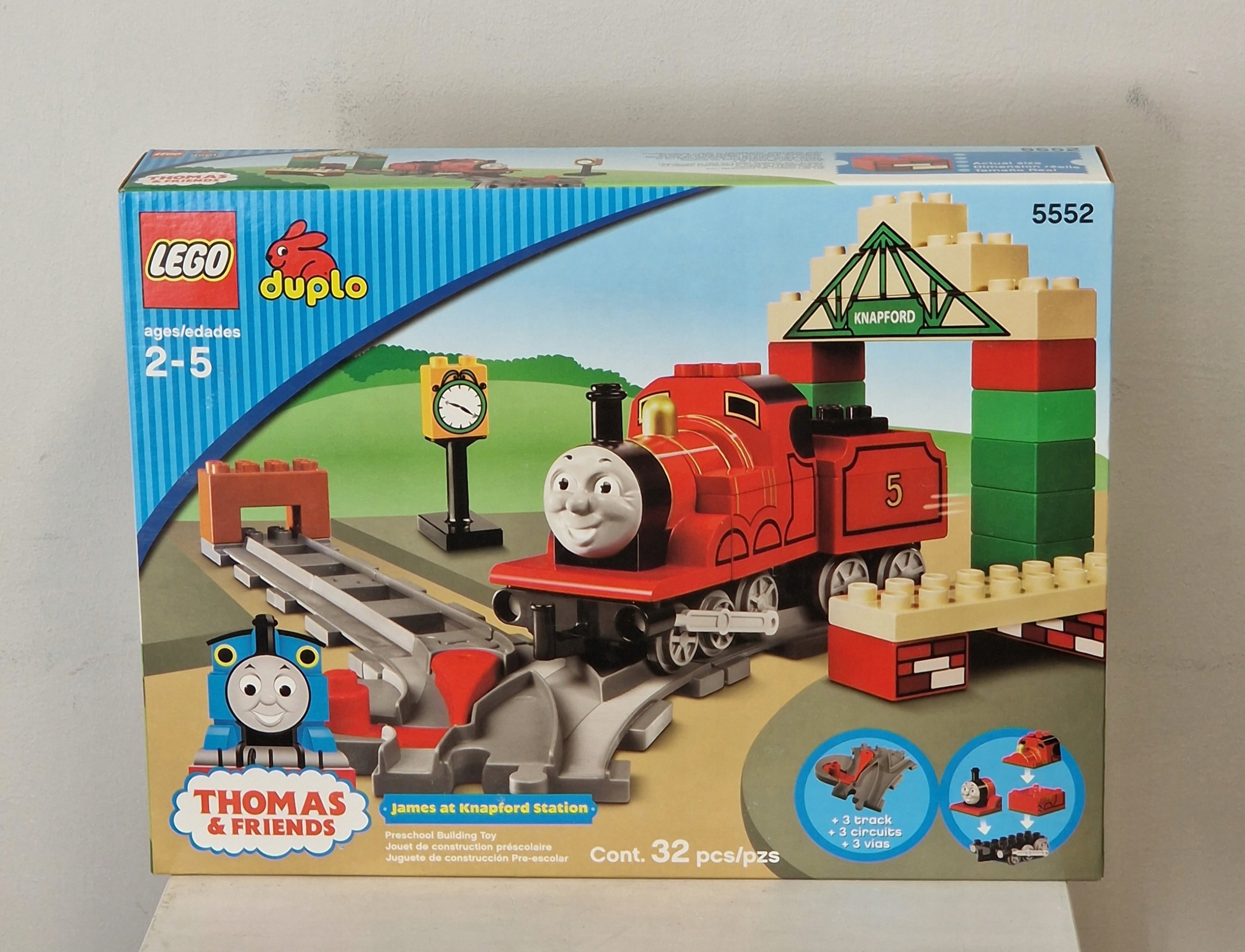Lego 5552 Duplo Tomek i przyjaciele Kuba na stacji Knapford