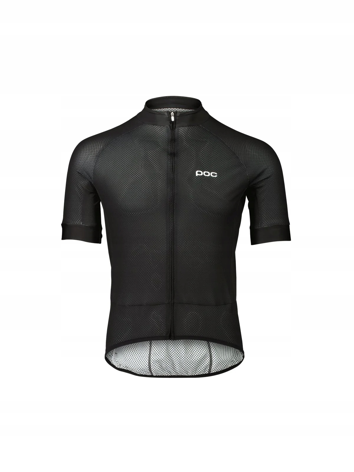 Tričko Poc M's Essential Road Logo Jersey Black/white Velikost S