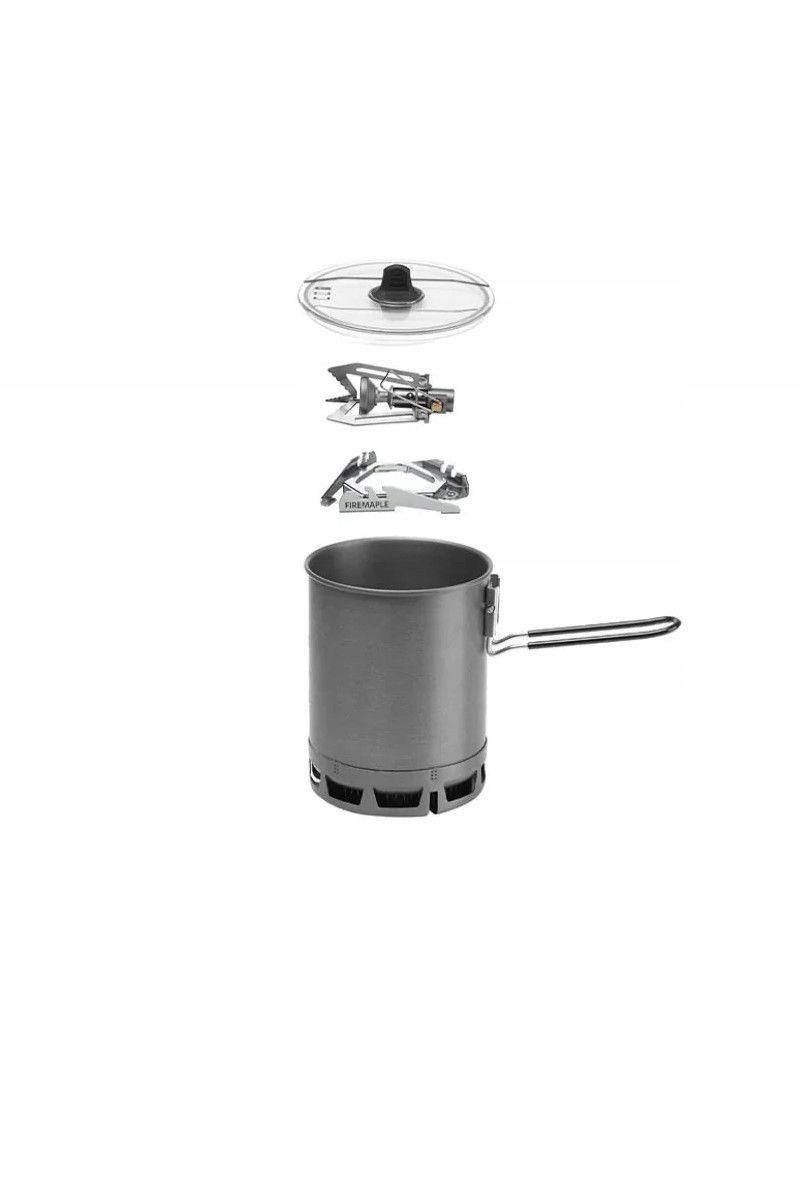 Fire-maple Zestaw Petrel Ultralight Cooking System Greenpeak 2800W czarny