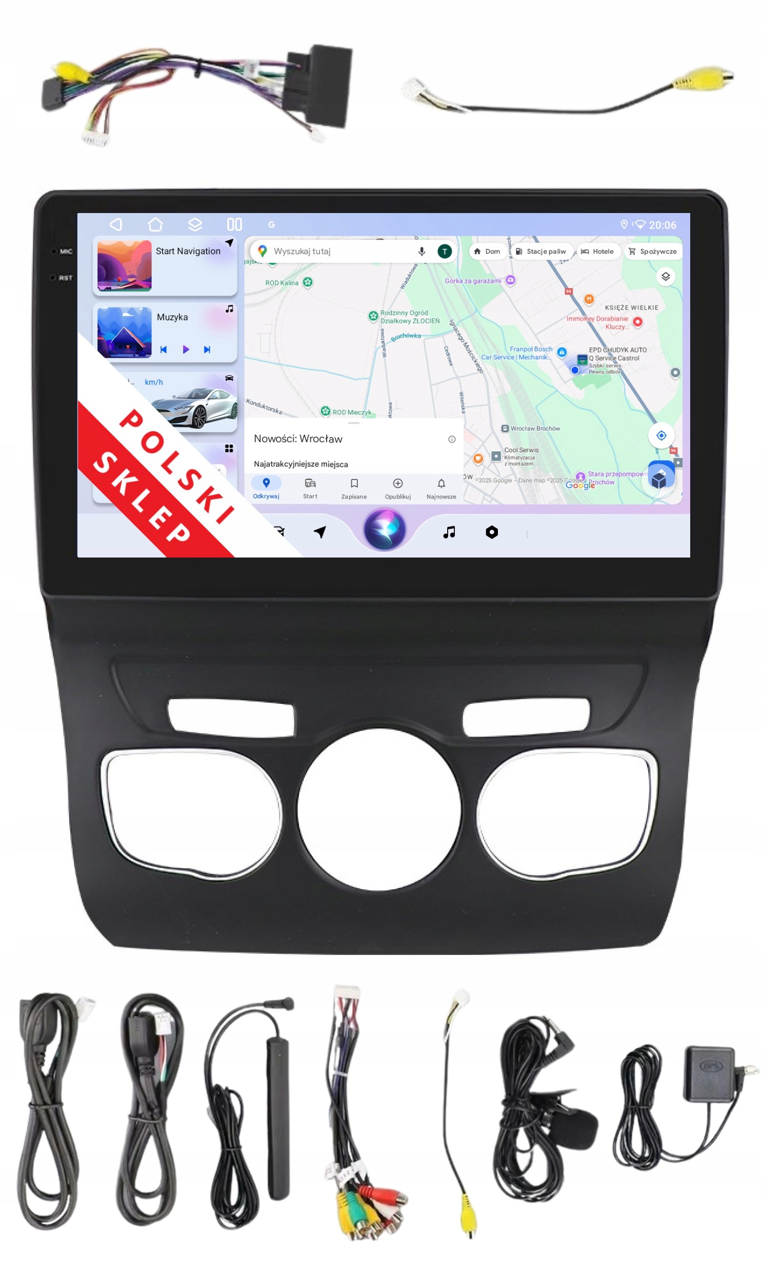 Navigácia Rádio 2DIN Android Citroen C4 II 2 Dsp 3/32 Gb Carplay Lte