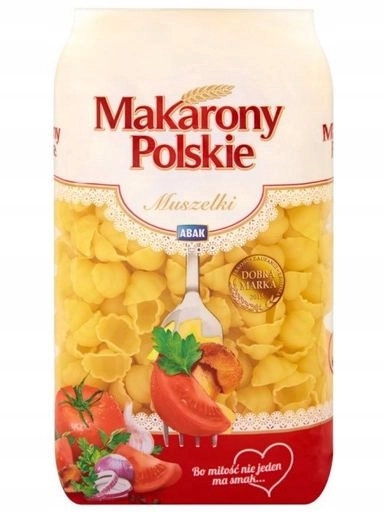Levně 10 x Makarony Polské Těstoviny mušle 400 g