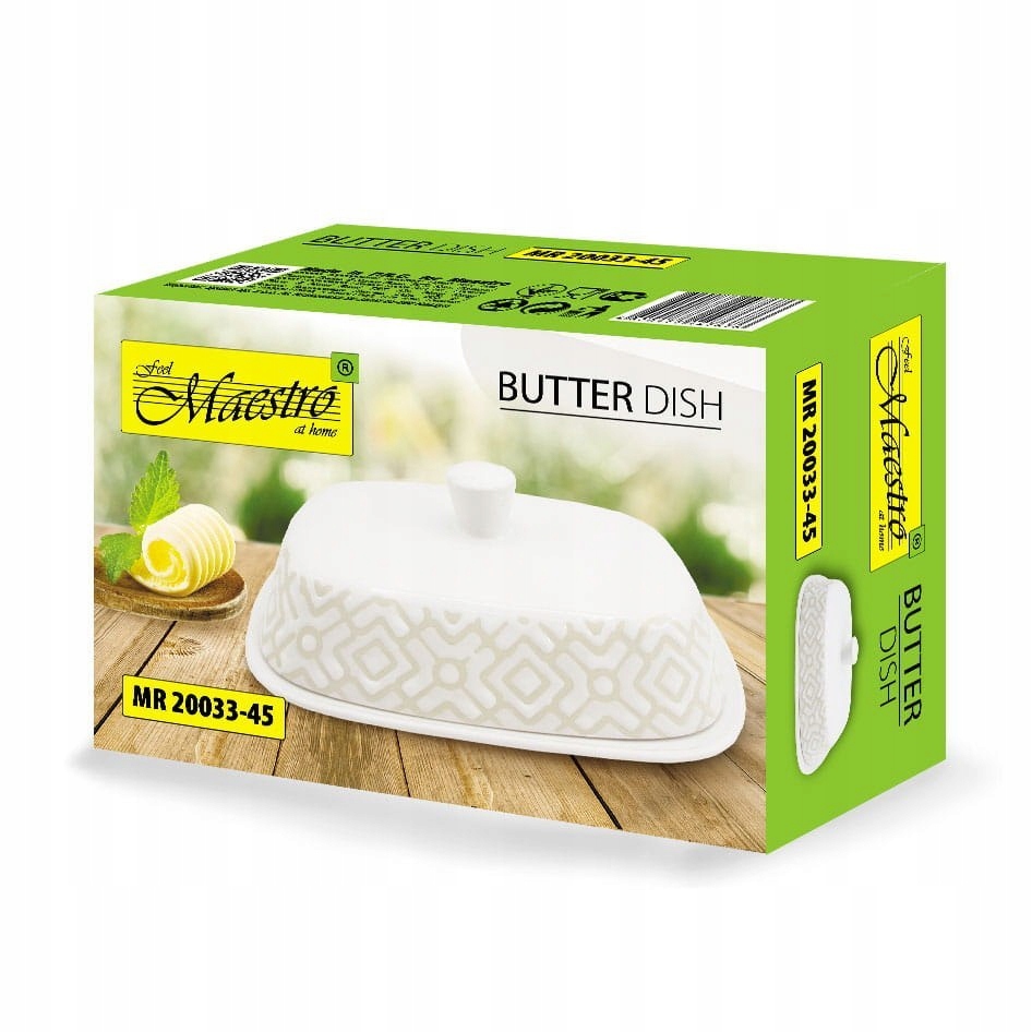 CERAMICZNA MASELNICZKA MAESTRO MR-20033-45 Waga produktu z opakowaniem jednostkowym 1 kg