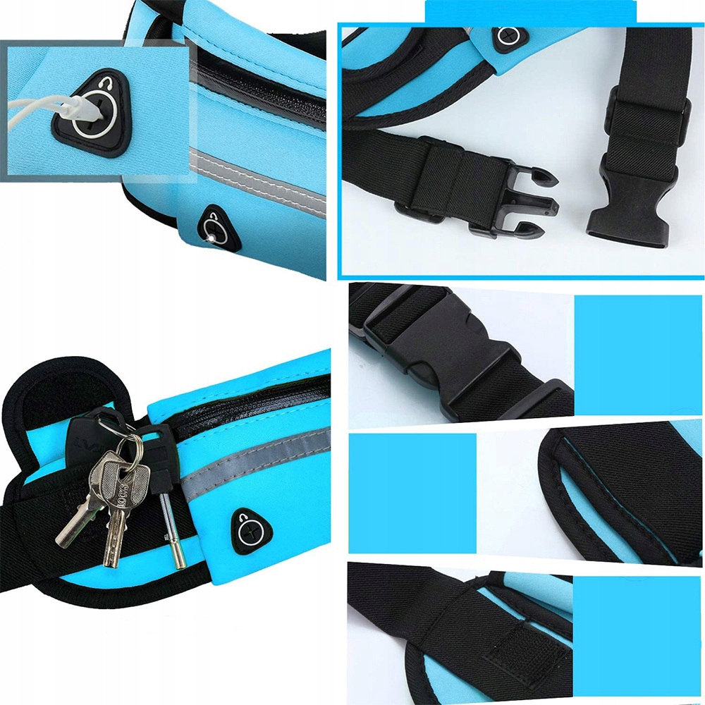 SASZETKA SAKWA NERKA PAS DO BIEGANIA JOGGINGU NA TELEFON BIDON KIESZONKA Marka inna