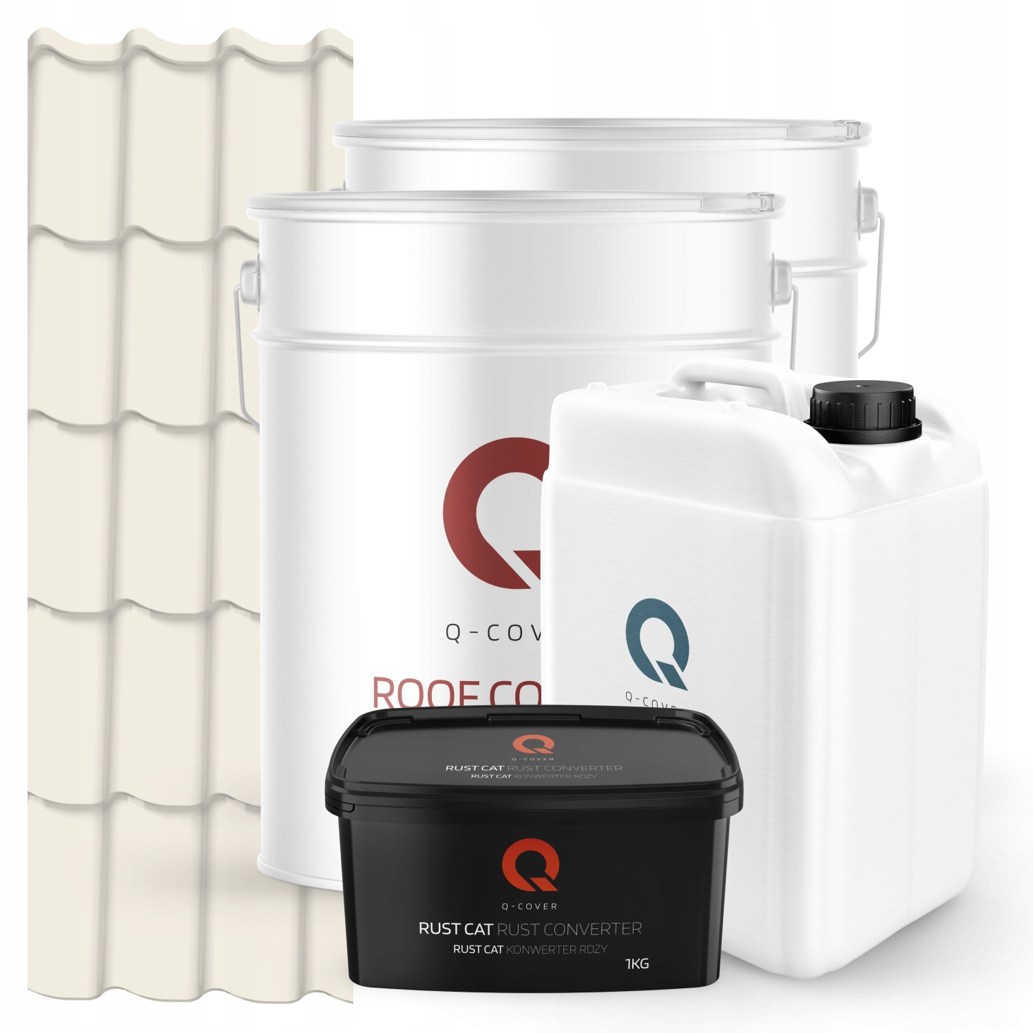 Farba Na Strechu Kovová Súprava Biela Alpejská Ral 9010 74 m2 Lesk