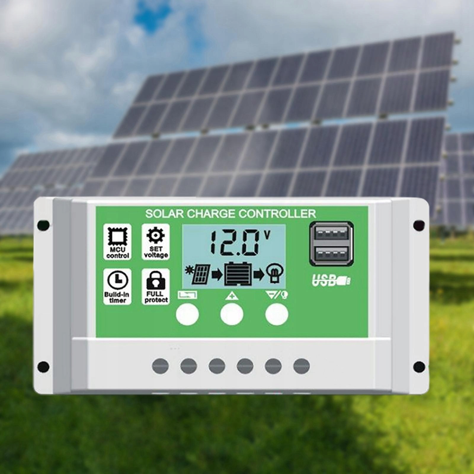 Kontroler ładowania panelu słonecznego Podwój