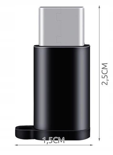 Adapter przejściówka MICRO USB - USB-C 3.0 3.1 Marka Inna