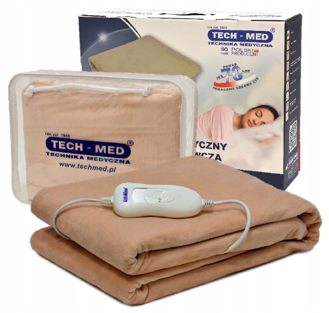 Koc elektryczny mata ogrzewająca Tech-med TM-P100