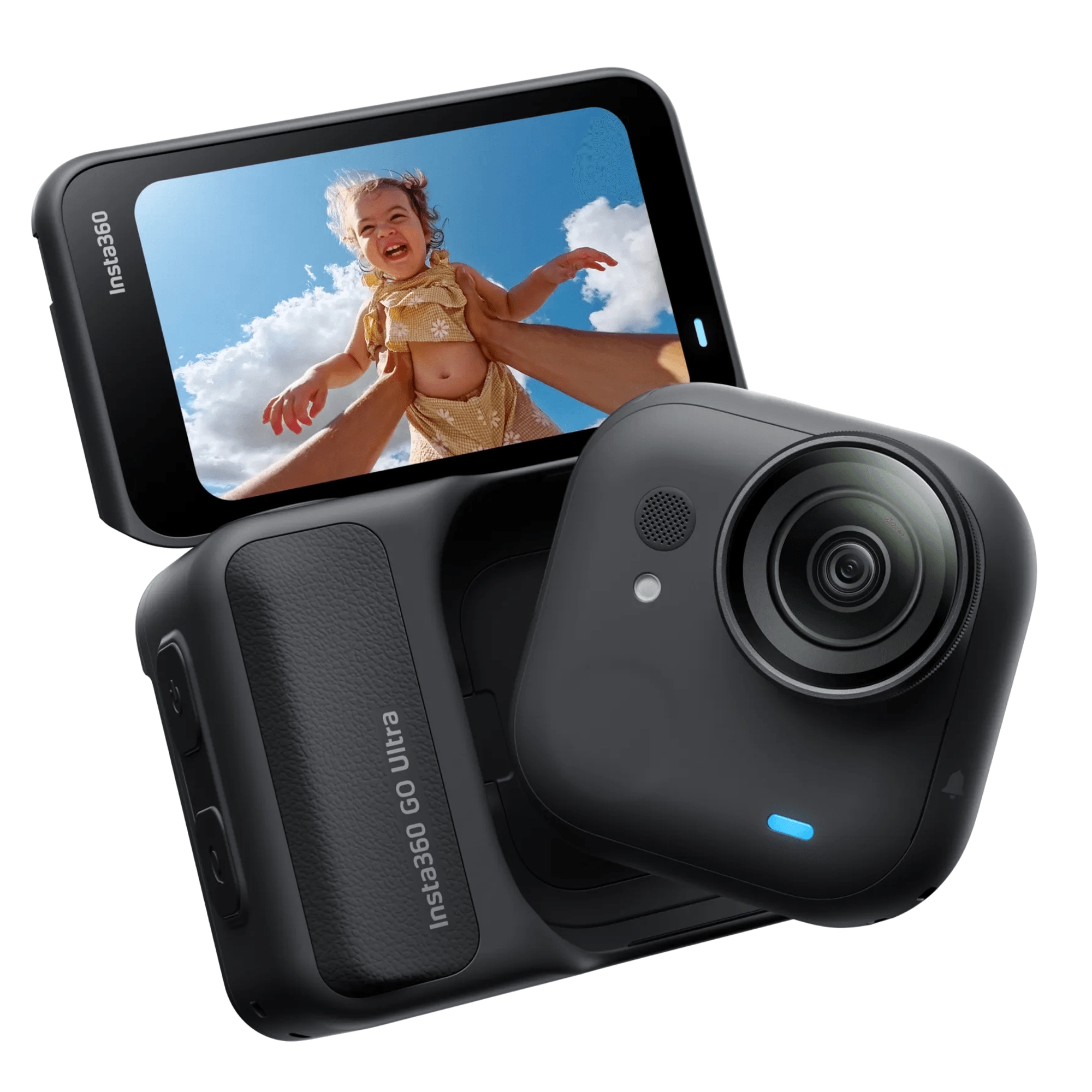 Športová kamera Insta360 Go Ultra 4K 60FPS Uhd, vodotesná, čierna