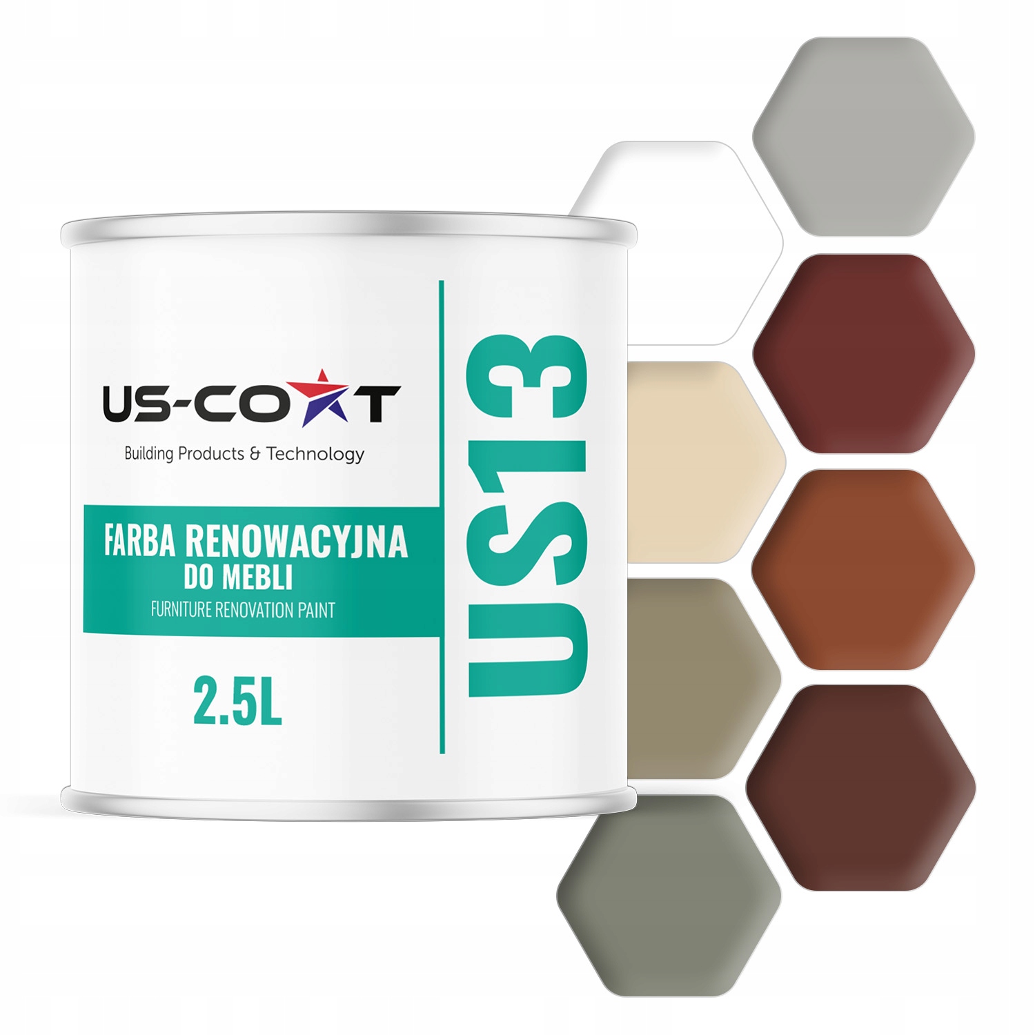 Farba Na Kuchynský Nábytok Na Prednej Strane Skriniek Na Dosku 16 Farieb Saténová 2,5 L