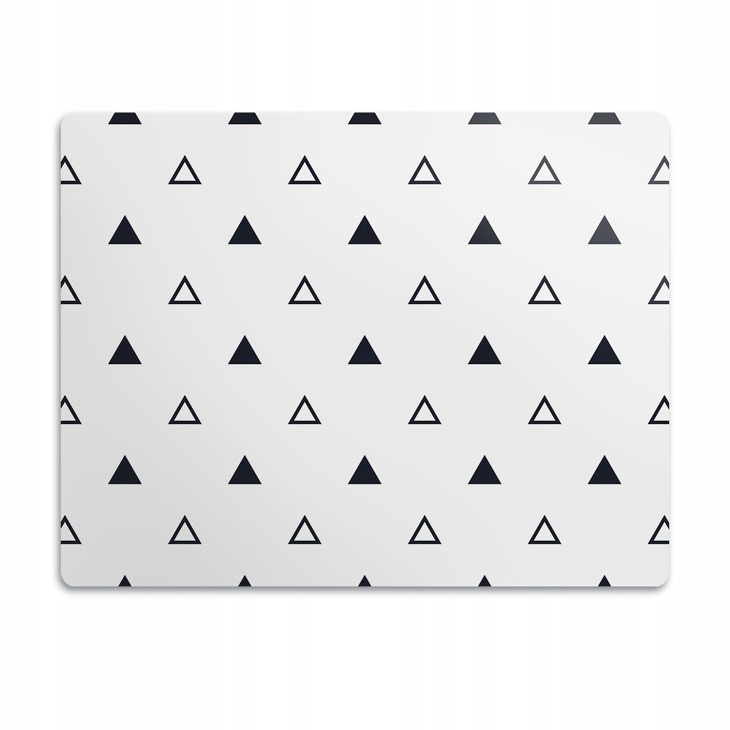 Levně Podložka pod misku pro mazlíčka Trojúhelníky 60x40 cm