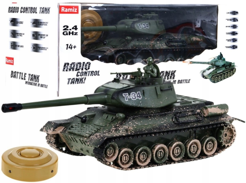 

Duży Czołg Zdalnie Sterowany T34 99815 Mina Wojna