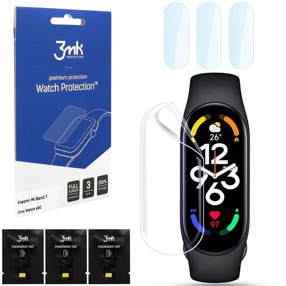 

3x Folia Ochronna do Xiaomi Mi Smart Band 7, 3MK