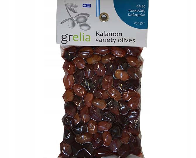 

Oliwki Kalamata ciemne, Greckie niedrylowane -250g
