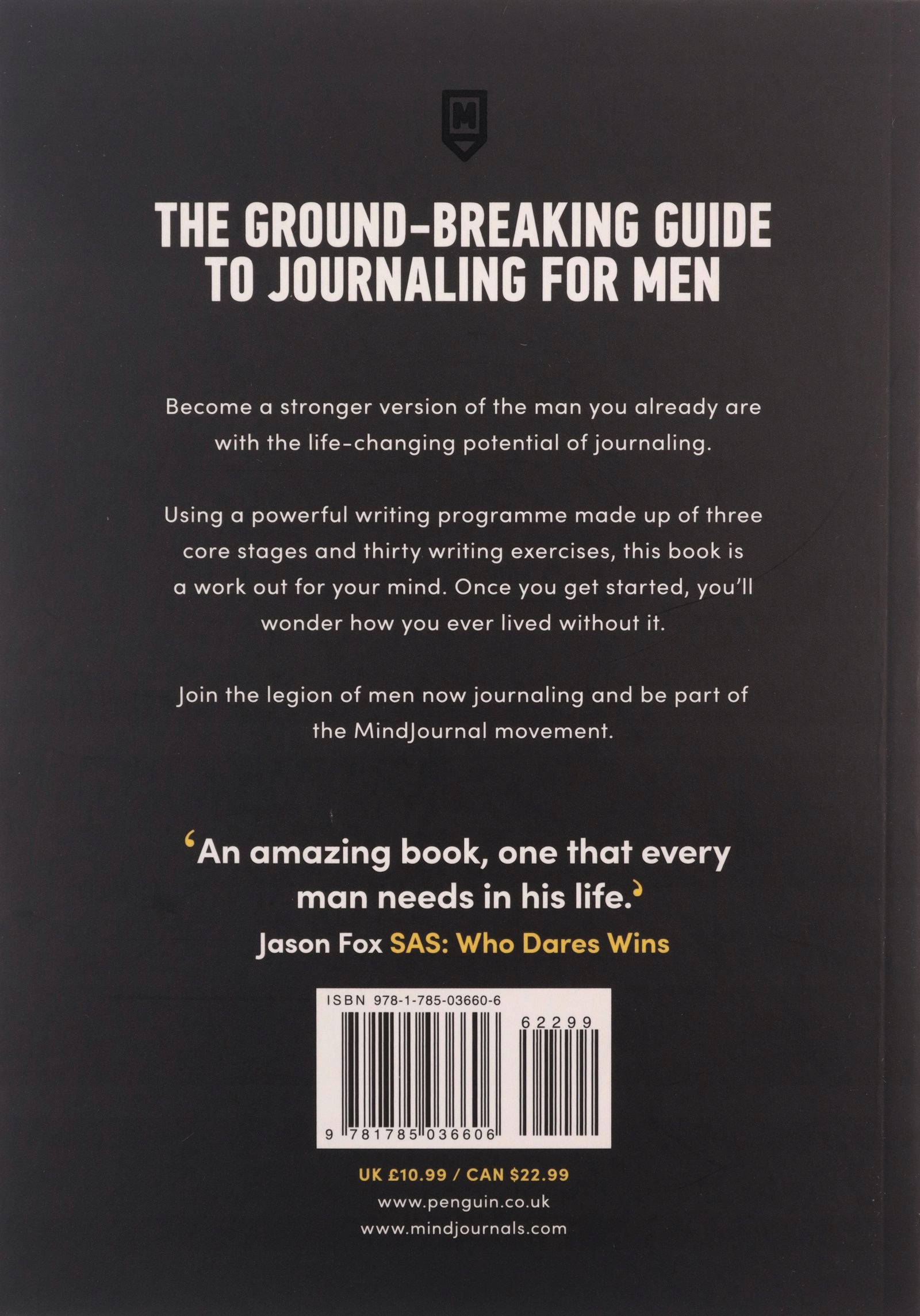 MINDJOURNAL: THIS BOOK WILL MAKE YOU STRONGER - The Guide to Journalling fo Stan opakowania oryginalne