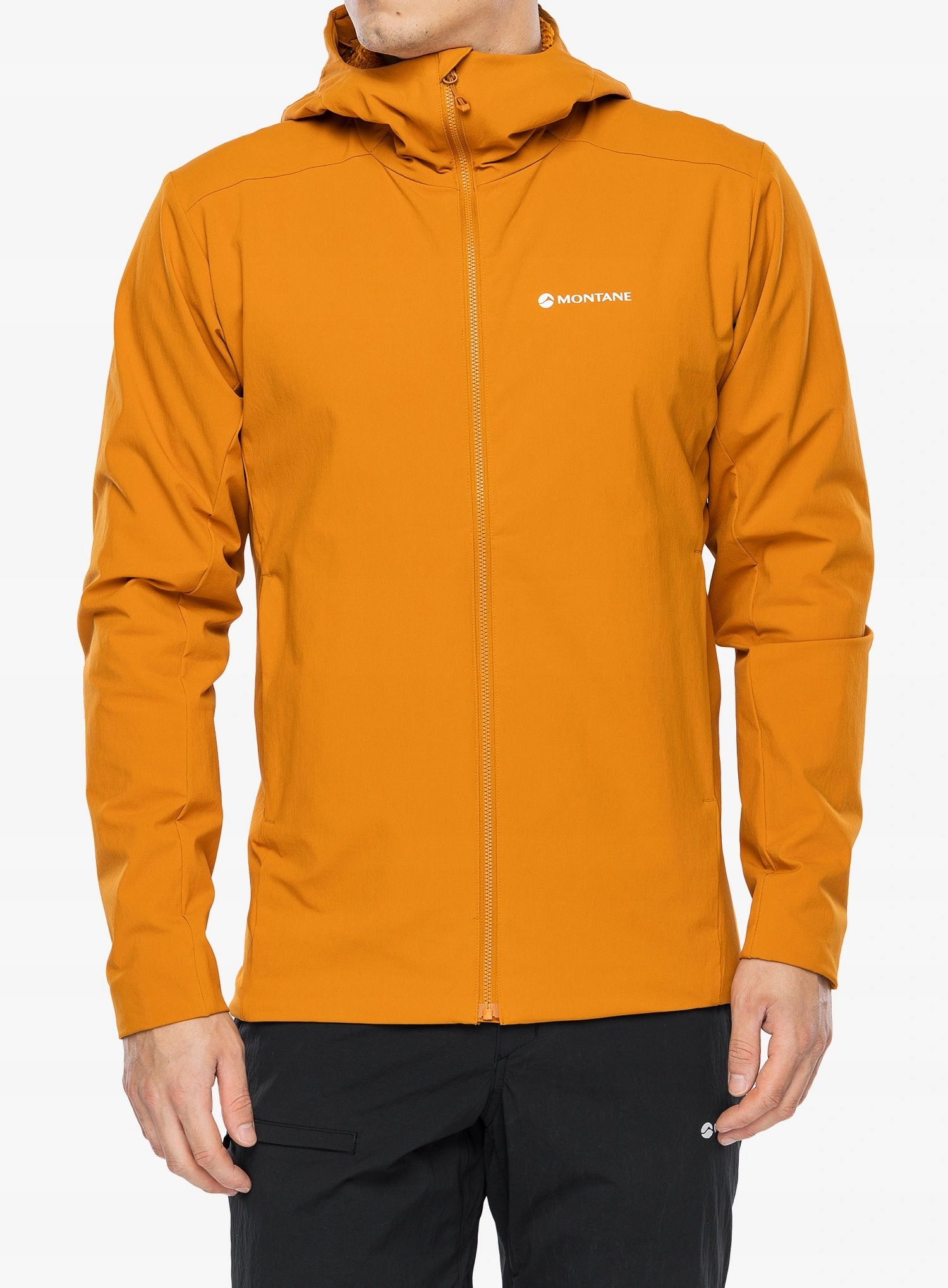 Softshellová bunda Montane Khamsin Hoodie amber S