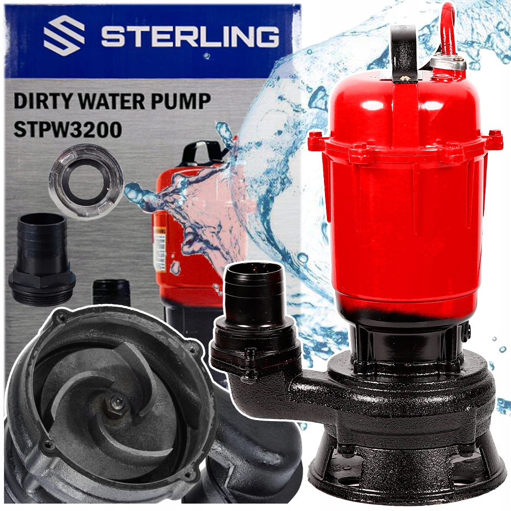 Čerpadlo Na Čistú A Špinavú Vodu S Ponorným Drvičom, Silné