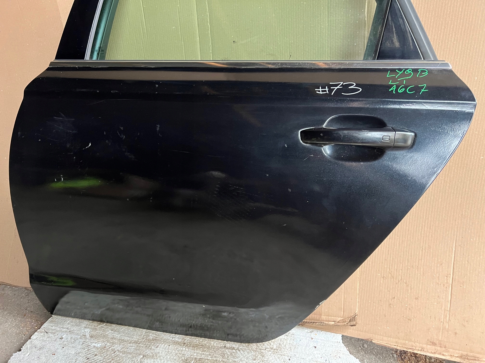 AUDI A6 C7 sedan door left rear part left rear. LY9B