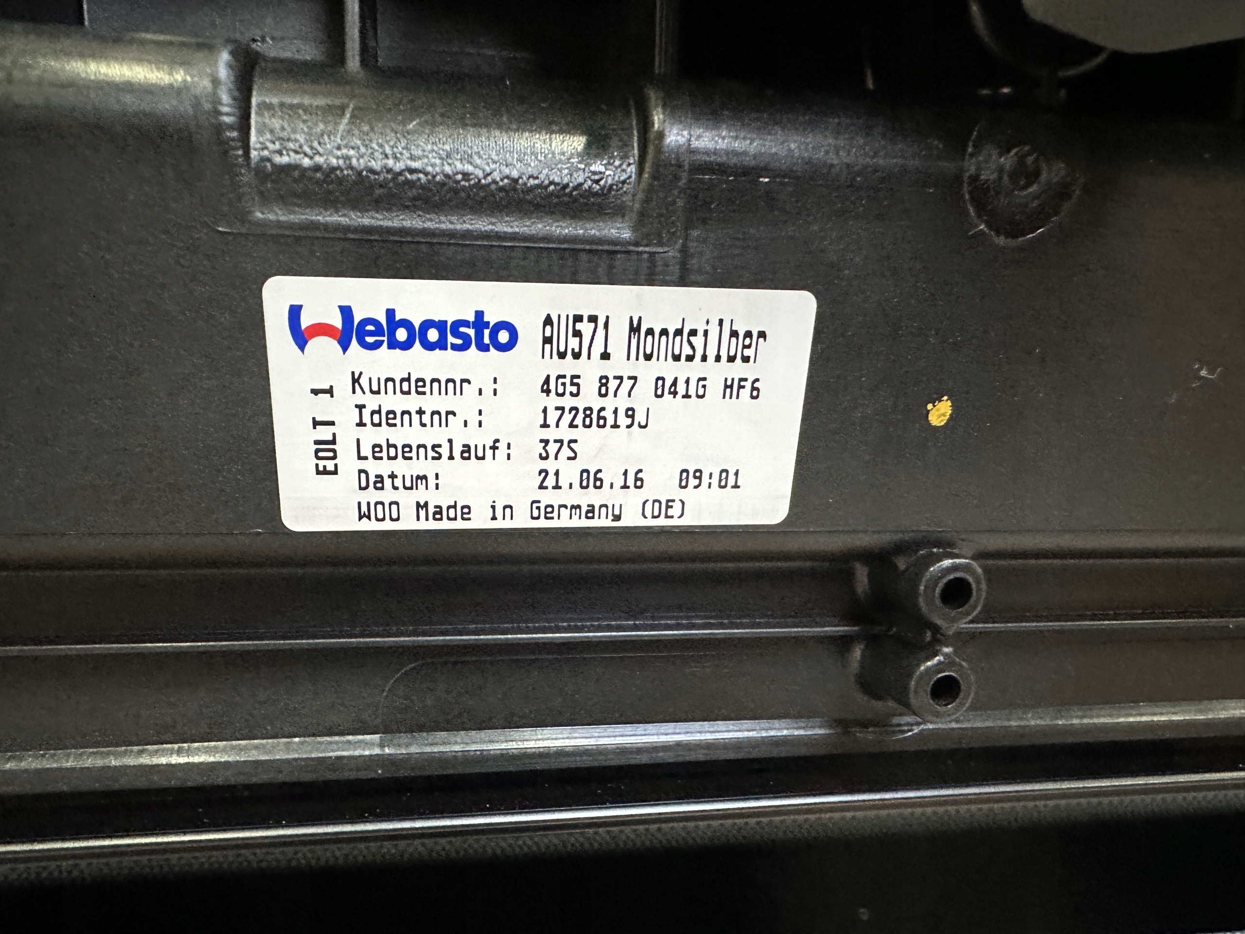 AUDI A6 4G C7 Sedan Schiebedach 4G5877041G