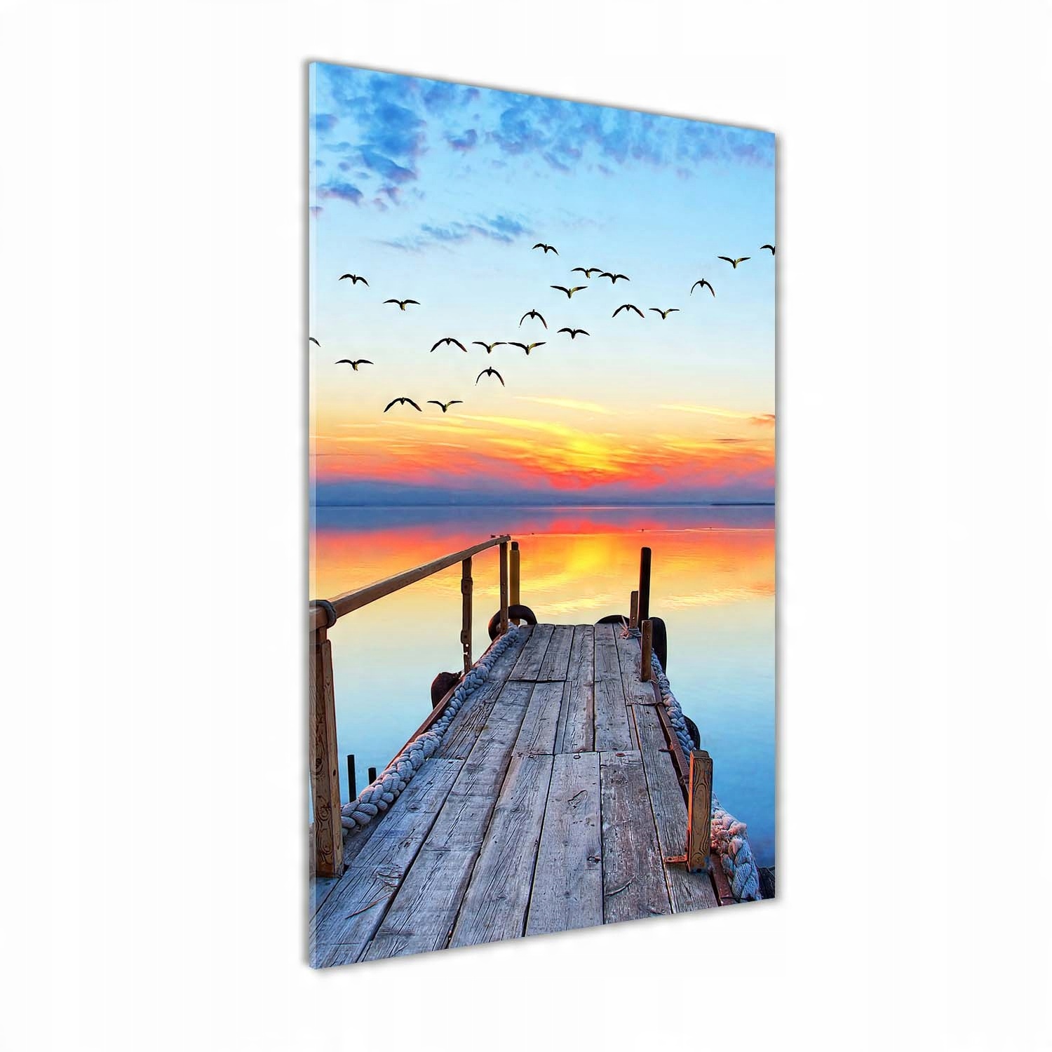 

Foto obraz akryl do salonu Drewniane molo 60x120cm