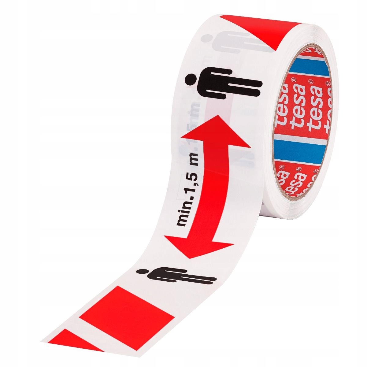 TAŚMA OSTRZEGAWCZA SAMOPRZYLEPNA 50mx50mm 58263-00000-00