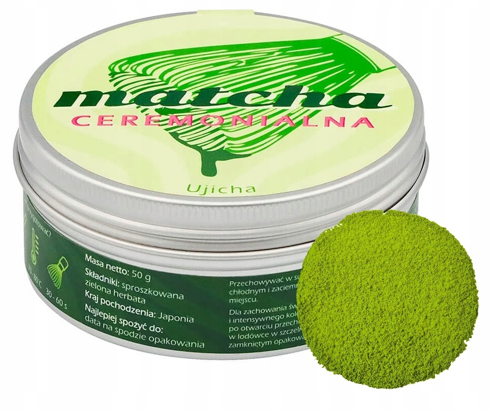 Matcha ceremoniální Ujicha japonská 50g prášková zelený čaj