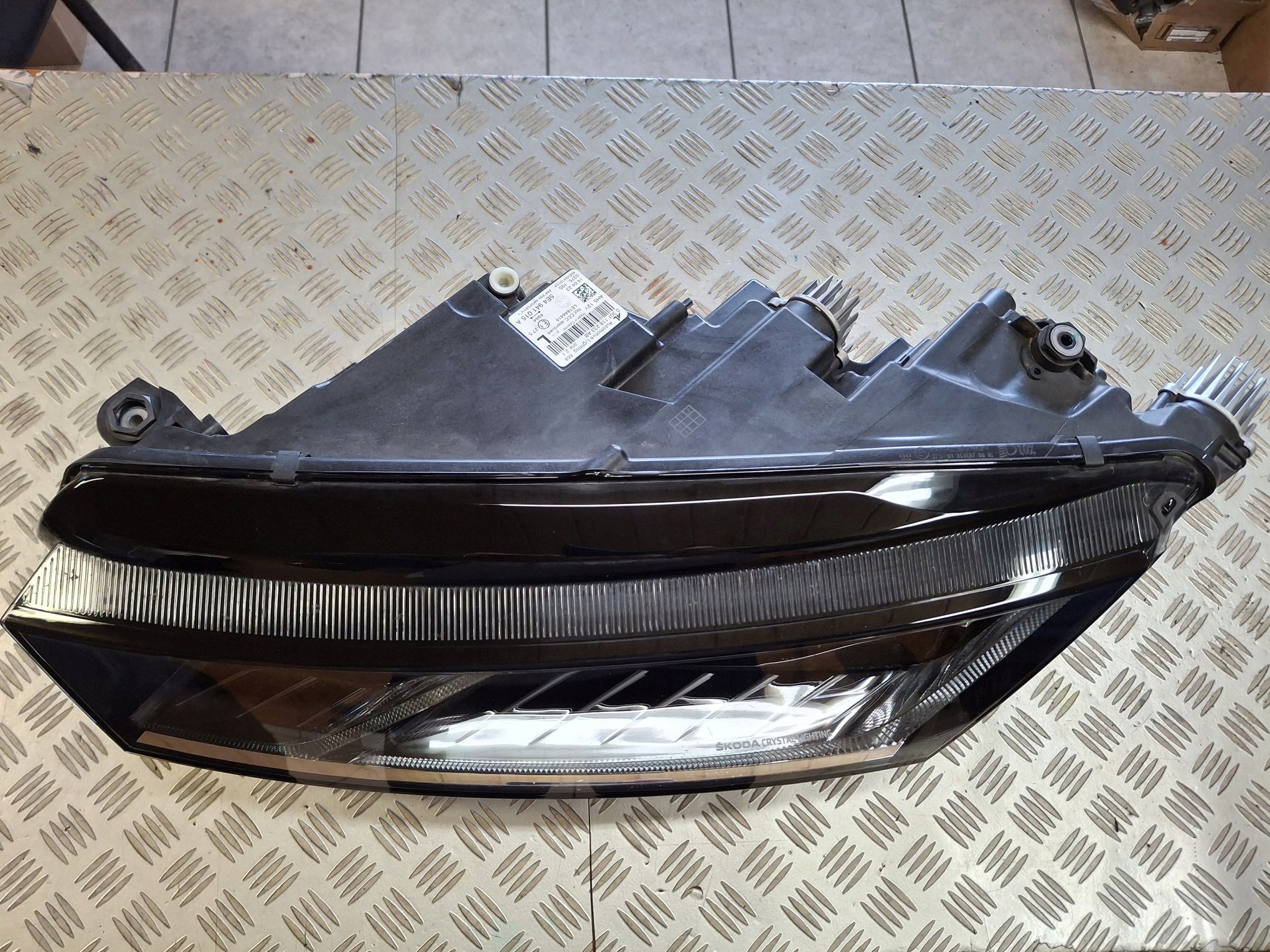 light left front FULL LED CRYSTAL SKODA OCTAVIA IV 2019R->