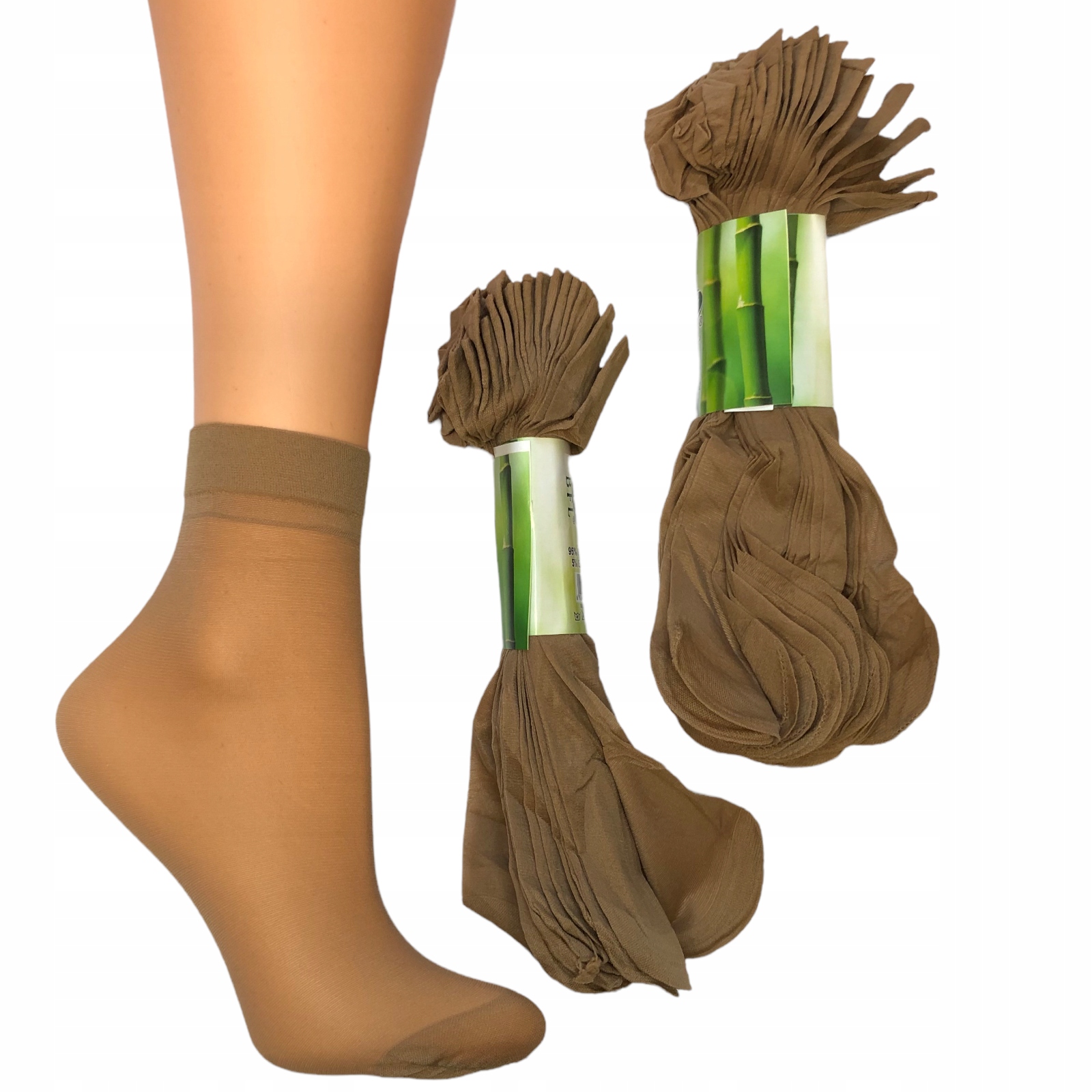 

Skarpetki rajstopowe 20 par licra mocne