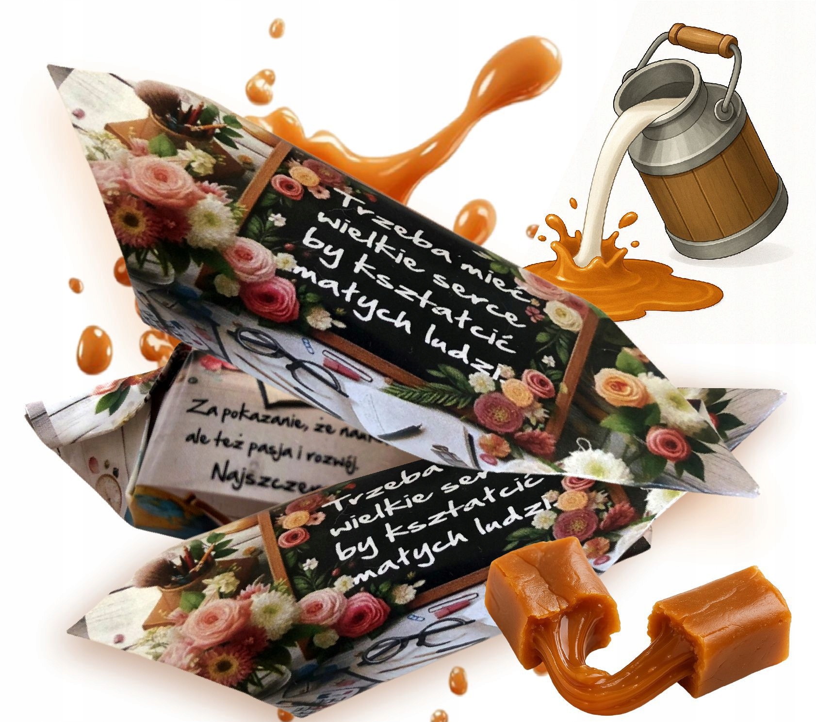 Bonbóny Krówki na Den učitelů – MIX 6 krásných vzorů – 100 kg – express24