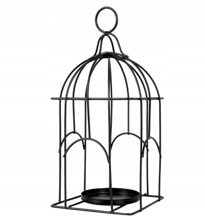 

Świecznik Klatka Metalowa 25 CM