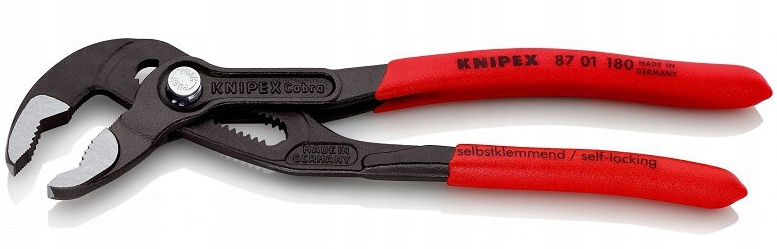 

Szczypce do rur Klucz Knipex 87 01 180 Cobra 180mm