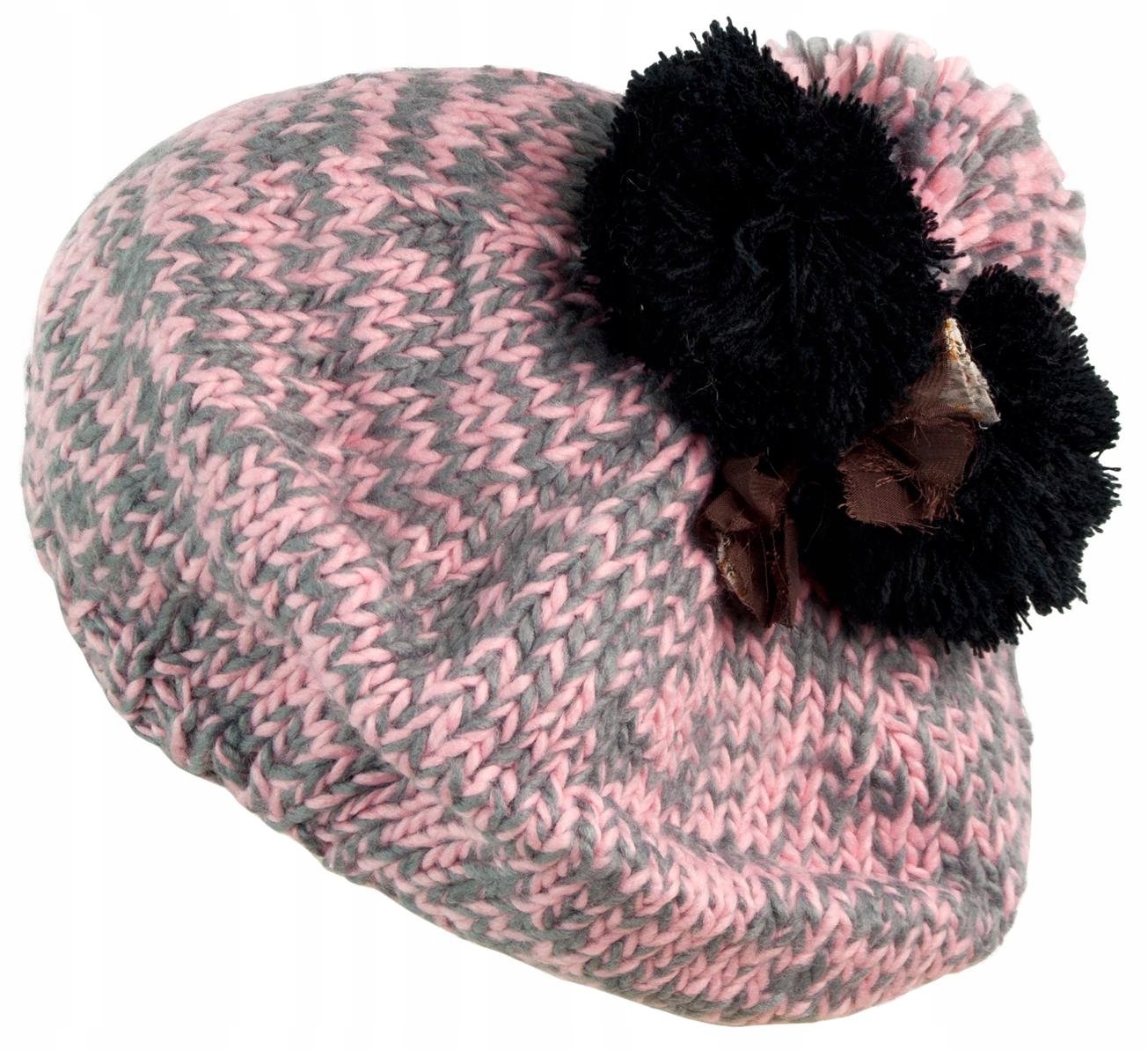 

Szaleo czapka-beret Trzy Pompony cz2705-4