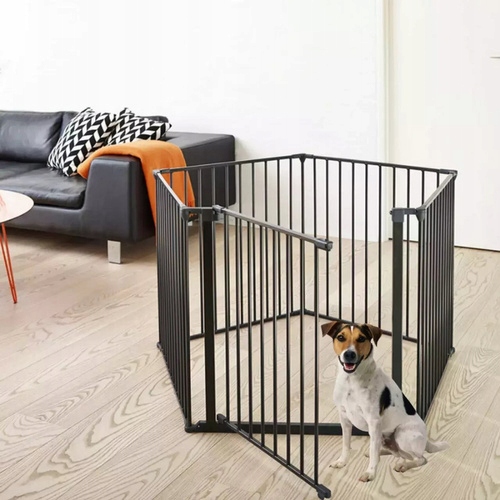 DogSpace šroubovací branka pro psa/kotec, černá