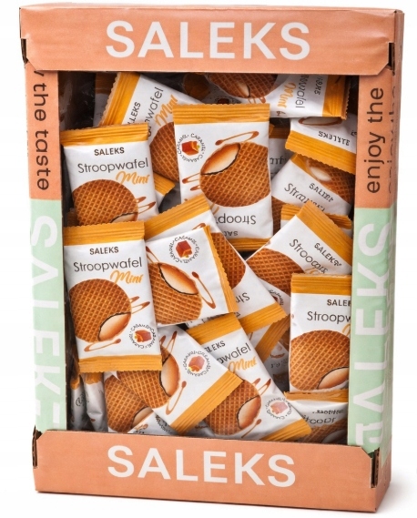 Sada mini karamelových oplatek 80 kusů mini sladkostí pro děti