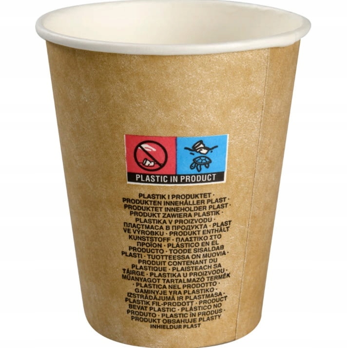 KUBKI PAPIEROWE DO KAWY NAPOJÓW GORACYCH I ZIMNYCH 250ml DUBAI 50 sztuk Marka inna