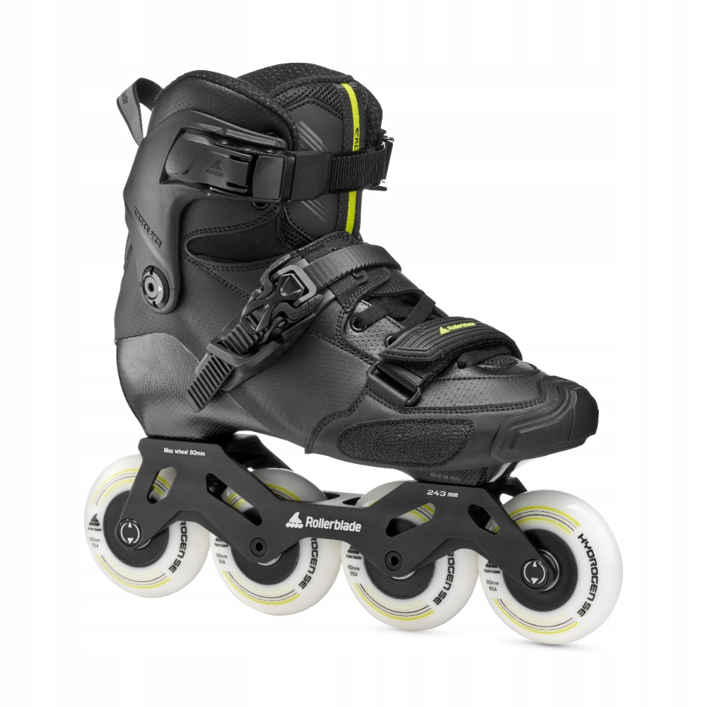 Rolki męskie Urban Rollerblade Crossfire LX czarno-żółte (380 mm)