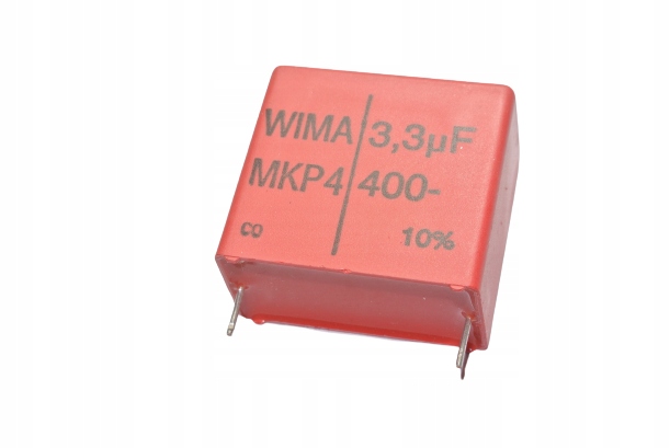 Kondensator WIMA MKP4 3.3uF 10% 400VDC 220VAC 27.5 Producent Wima