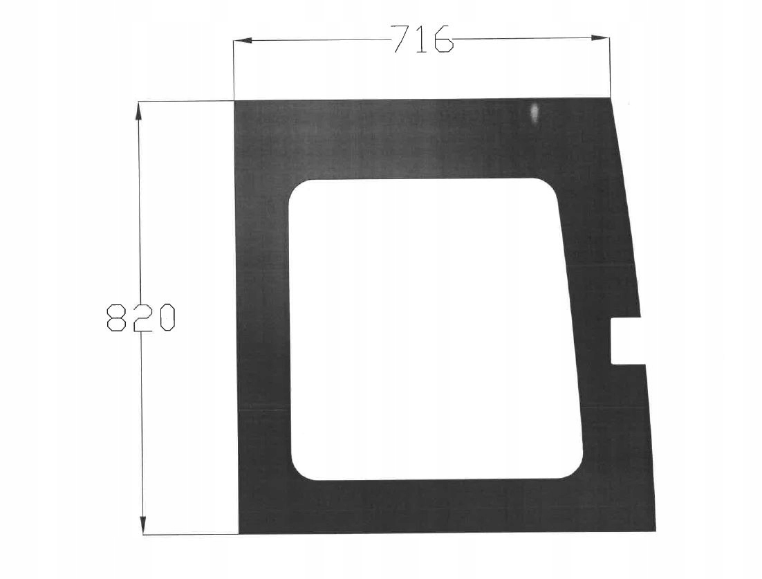 02 - СТЕКЛА ЗАДНЕЕ СТЕКЛО MERCEDES SPRINTER, VW LT