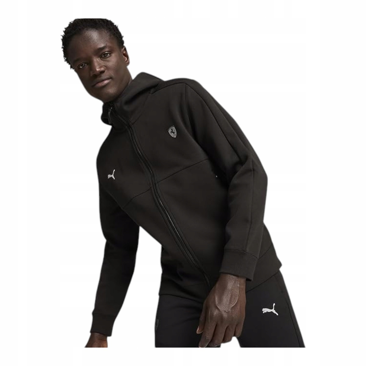 Puma Kurtka Dresowa Męska Ferrari Style Sweat Jacket Czarna r.M