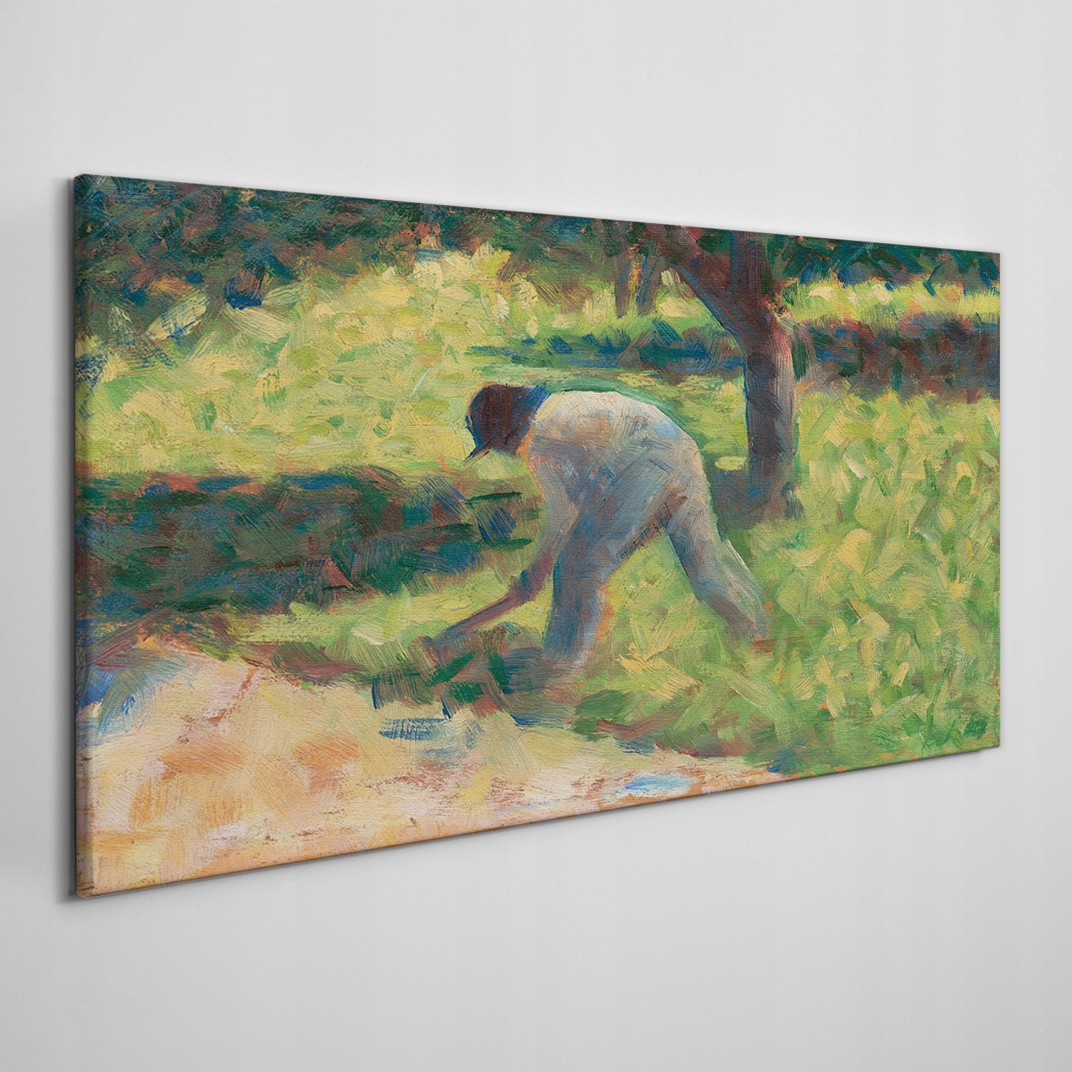 

Obraz na ramie płótno Chłop z Hoe seurat 140x70 cm