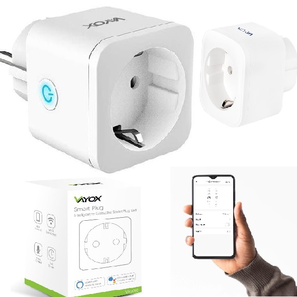 

Inteligentne Gniazdko Pomiar Energii Wifi Vayox