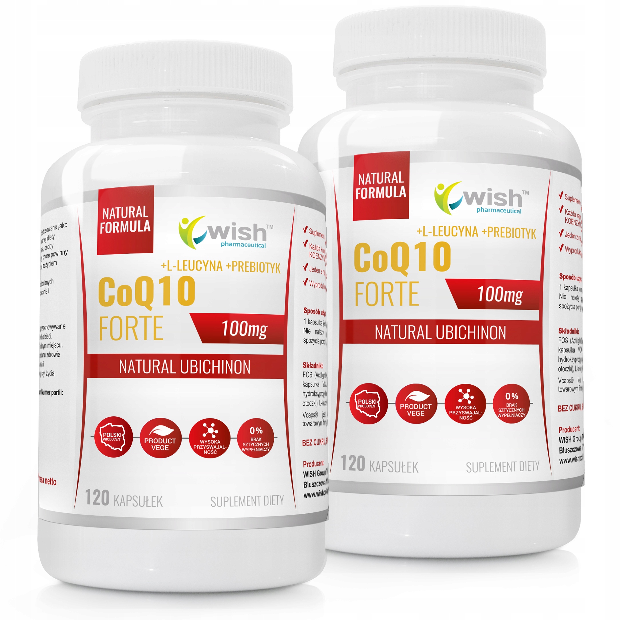 KOENZYM Q10 Forte 100mg 240kaps Prodult Vege 7236757969 Allegro.pl