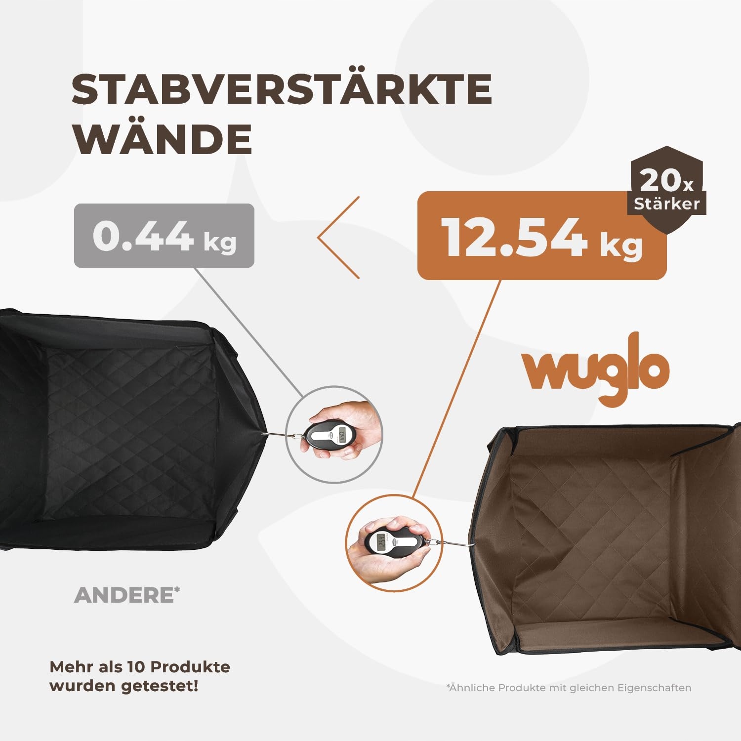 WUGLO Wodoodporny fotelik samochodowy dla małych i średnich psów — miniatura 4