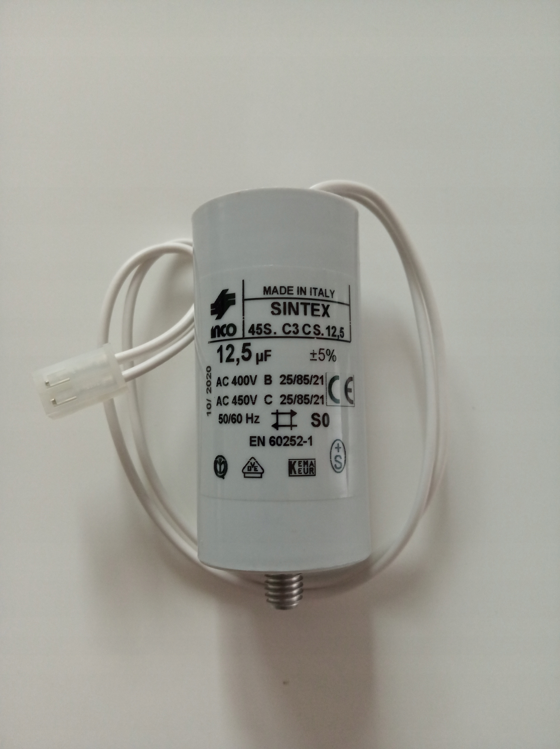 Kondensator Faac 741 Blizzard 900 12,5uF z wtyczką