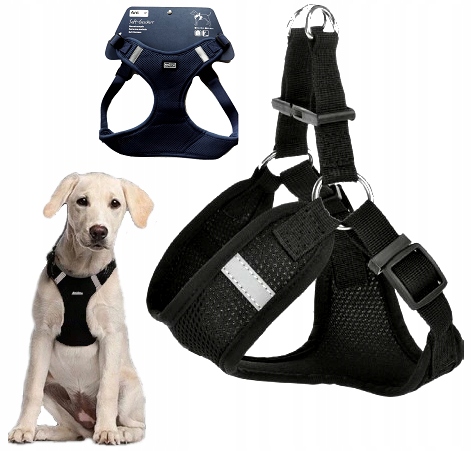 

Szelki Dla Psa Mocne Bezuciskowe Odblask r. L