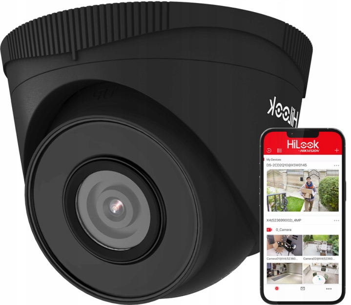 Kamera IP 5MPx zewnętrzna PoE IR30m IPC-T250H HiLook by Hikvision