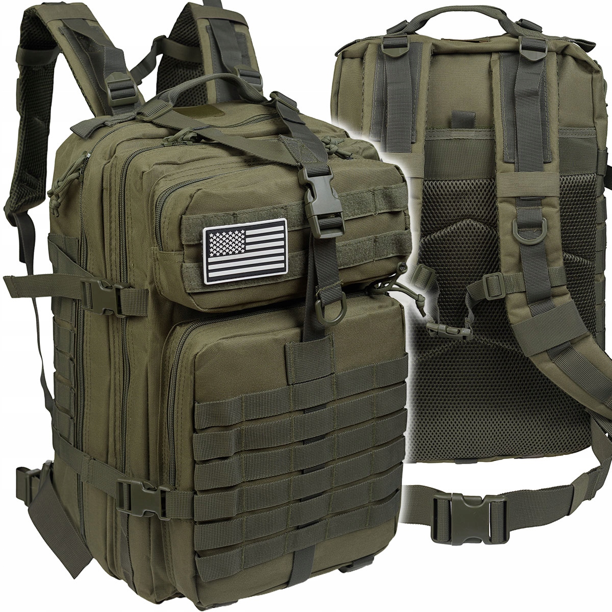 Batoh Assault Us Army 36L Olivový