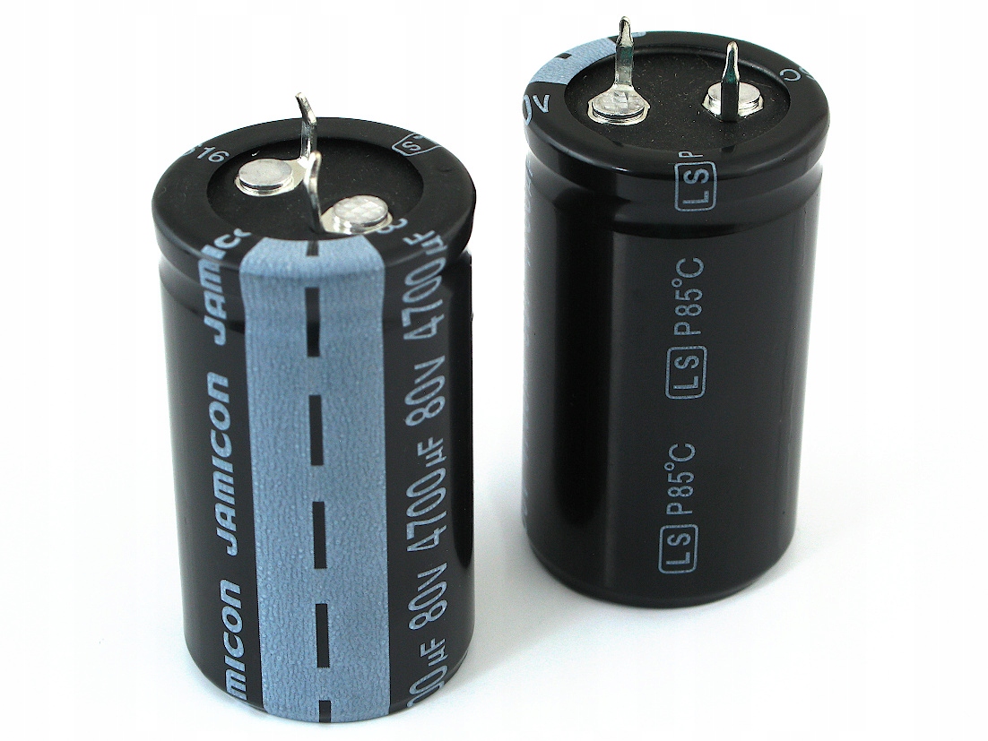 Kondenzátor 4700uF 80V 25x45 Long Life 85* Jamicon 10 Kusů